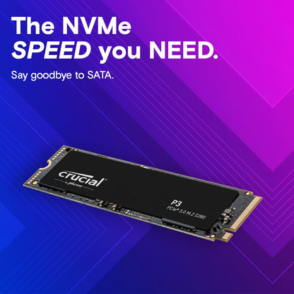 Computer drive — Crucial P3 2TB NVMe M.2 SSD