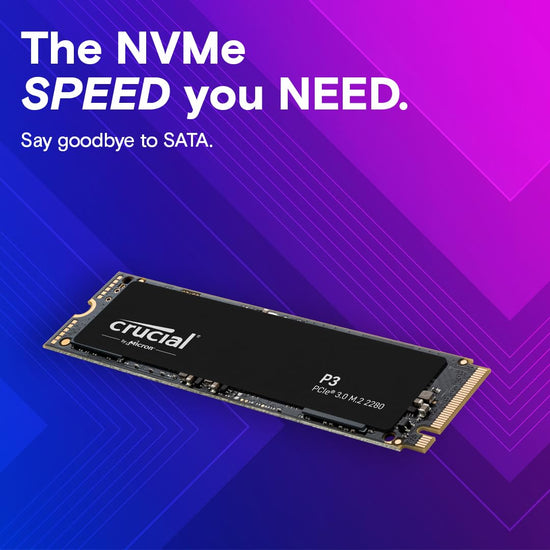 Computer drive — Crucial P3 2TB NVMe M.2 SSD