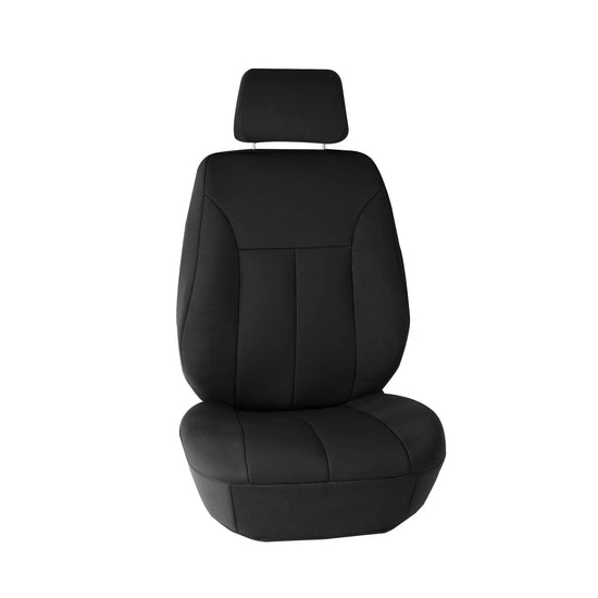 FH Group vehicle seat cover — neoprene for low back seats, airbag compatible, black