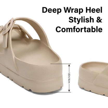 Sandal — Arch support with adjustable buckle and ultra cushion