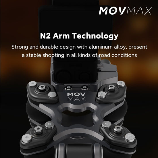MOVMAX Blade Arm Vibration Isolator for DJI Osmo Pocket 4/3 with Hoop Connector, Blade Arm Accessories