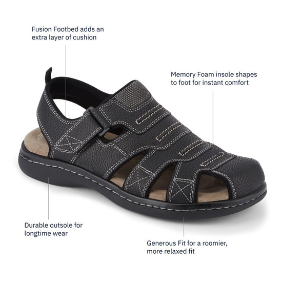 Dockers searose fisherman sandals — outdoor comfort memory foam for men