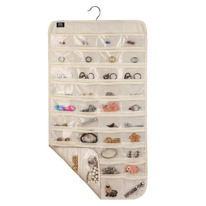 BB Brotrade jewelry storage — hanging organizer with pockets for accessories