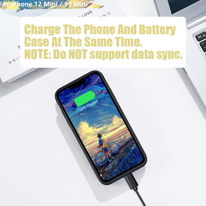 Sitong cellular phone case — 4000mAh rechargeable battery for iPhone 12 mini & 13 mini
