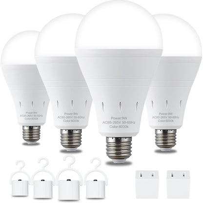 DEBAOBULB light bulb — rechargeable battery powered for home and camping use
