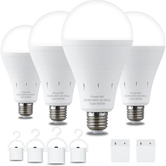 DEBAOBULB light bulb — rechargeable battery powered for home and camping use