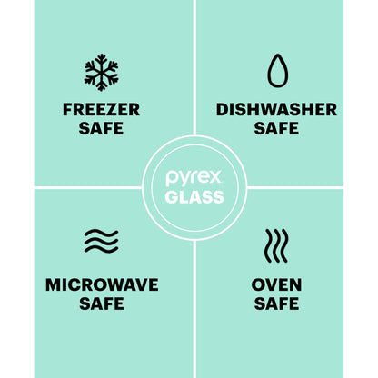 Casseroles — Pyrex deep 5.2-qt glass baking dish with lid