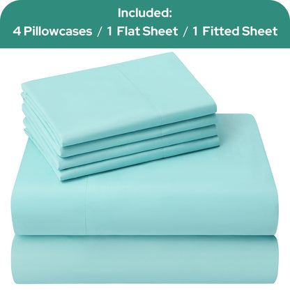 HOMEIDEAS bed linen set — extra soft brushed microfiber with deep pockets and wrinkle resistance