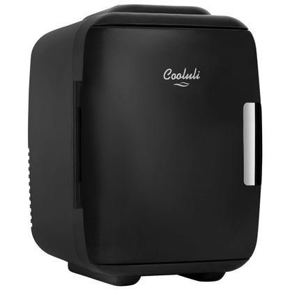 Cooluli mini fridge — portable thermoelectric cooler and warmer system 4 liters 6 cans