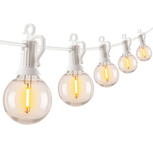 Outdoor string lights — Waterproof connectable hanging lights with Edison bulbs