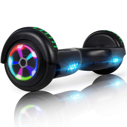 LIEAGLE self balancing electric vehicle with Bluetooth wheels and LED lights for kids and adults