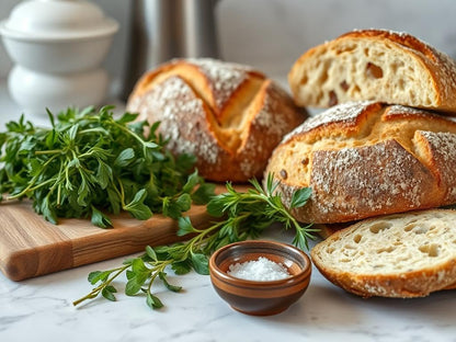 Fine ground Celtic sea salt — fine ground texture and flavor enhancement.