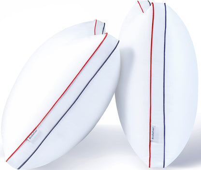 Bedufsar pillows — firm and supportive gusseted design for side and back sleepers