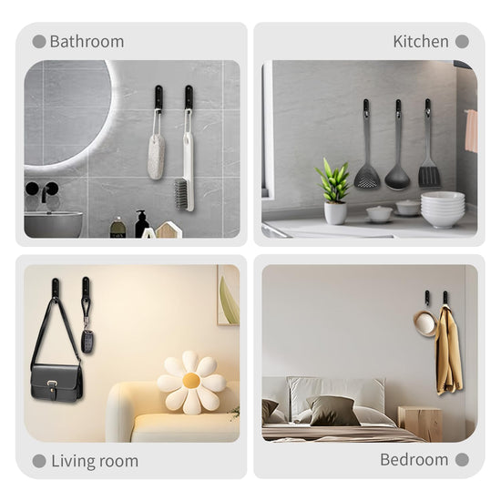 Storage hook — Foldable wall design with 40 lbs capacity for space saving