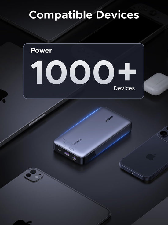 UGREEN power bank — 25,000mAh, 145W portable charger for laptops and devices