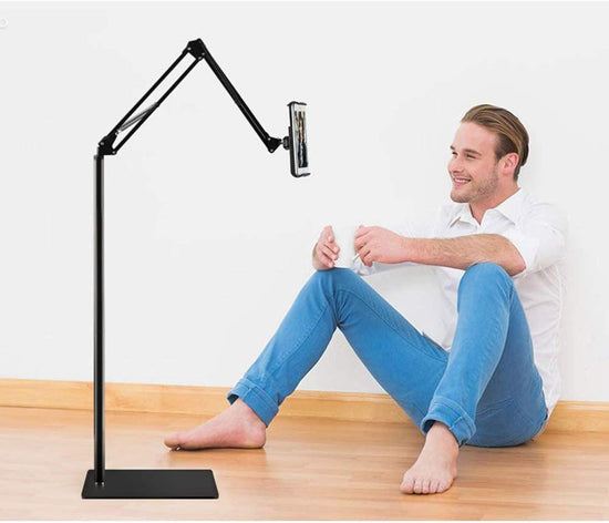 Portable electronic device stand — Height adjustable with metal base