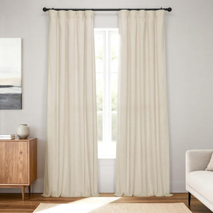 HPD blackout velvet curtain – heat and light blocking for bedroom or living room
