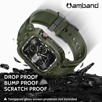 amBand M1 sport case — shockproof and scratch resistant rugged bumper for Apple Watch