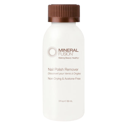 Mineral Fusion nail polish remover — acetone-free formula with natural solvents
