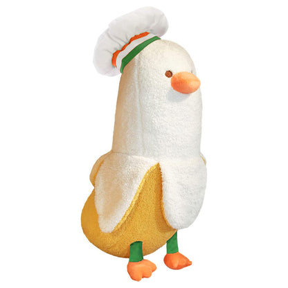 Toy figure — Peach cat banana duck plush toy for girls and boys