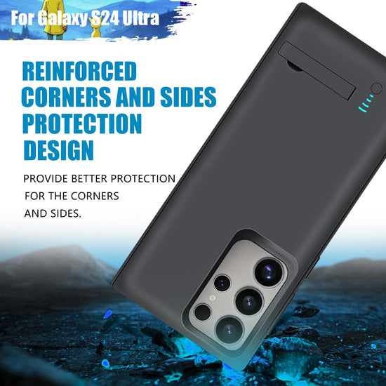 Sitong battery case for Samsung Galaxy S24 Ultra - 5000mAh extended charging case