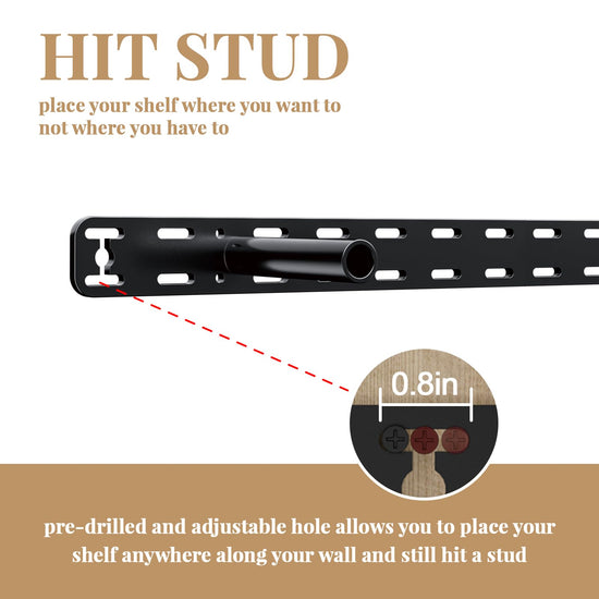MOUNT_BRACKET — Large floating shelf bracket with heavy duty support tools