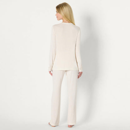 Sleepwear — Amazon Essentials x Sofia Grainge long sleeve henley pajama set