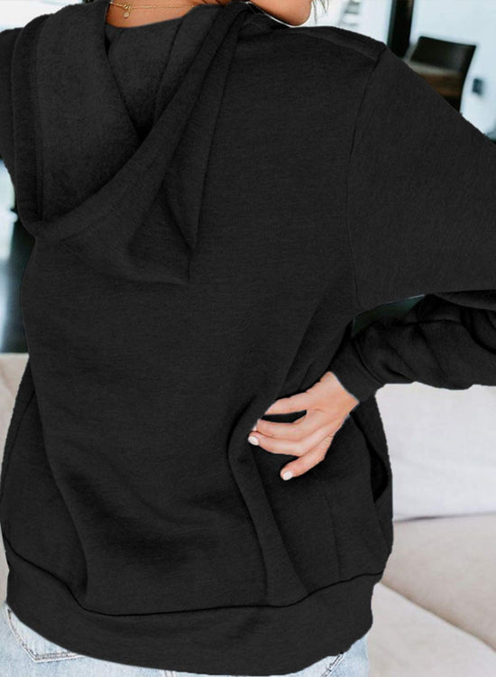 Dokotoo sweatshirt with pockets and full zip up design for women