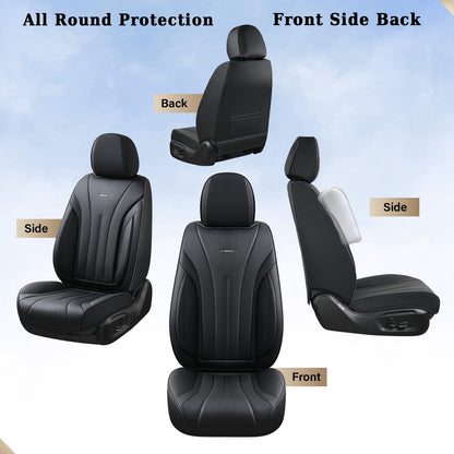 Coverado car seat cover — breathable nappa leather and waterproof design