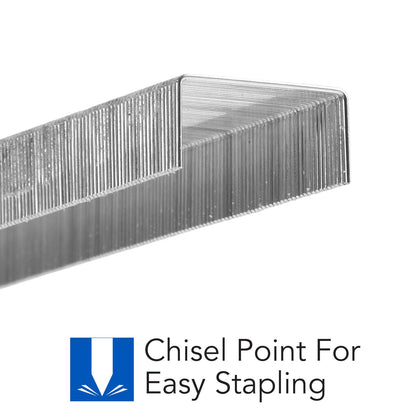 Swingline staples — standard 1/4 inch length, 5000 per box, 210 per strip