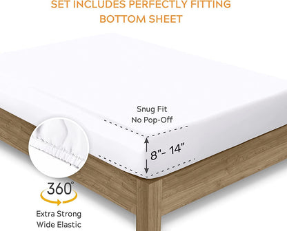 Sleep Mantra bed linen set — 100% organic cotton with crisp percale weave
