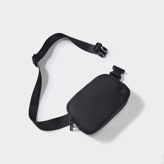 Pander two way zipper fanny pack - water repellent nylon waist pack for women