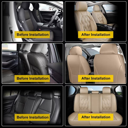 AOMSAZTO vehicle seat cover — Custom fit faux leather for Nissan Frontier 2009-2026