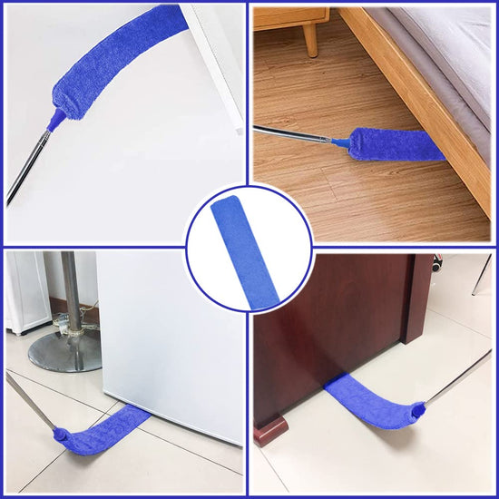 Microfiber duster — 100 inch telescoping extension pole for high ceilings