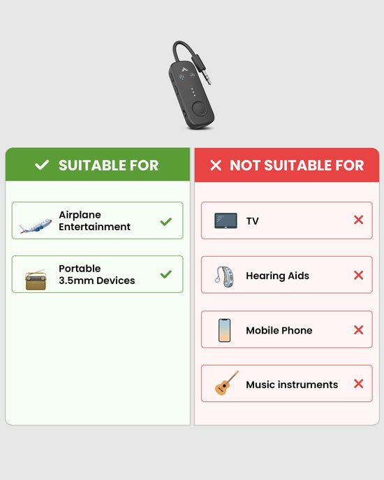 Avantree Relay — Bluetooth 5.3 adapter with aptX Adaptive support and AUX jack