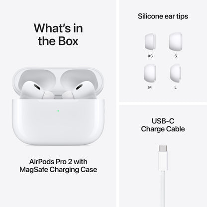 Apple AirPods Pro wireless headphones — up to 2X more active noise cancelling