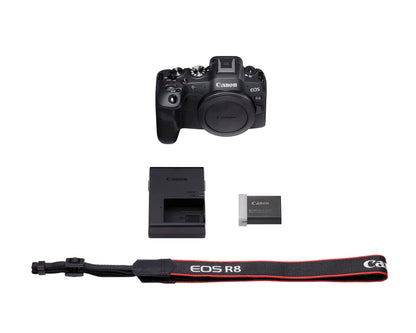 Canon EOS R8 digital camera — full-frame mirrorless design