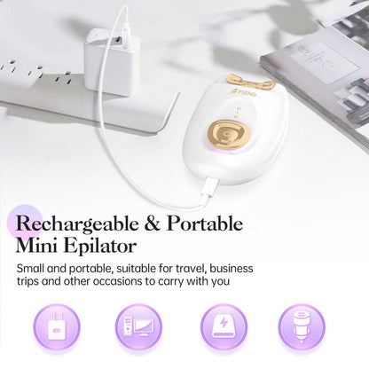 Epilator,Epilator for Women,Facial Hair Removal for Women Rechargeable,2 Speeds Hair Removal Device with 36 Tweezers,Hair Removal Device Legs/Face/Bikini/Arms,Epilator for face Smooth Skin