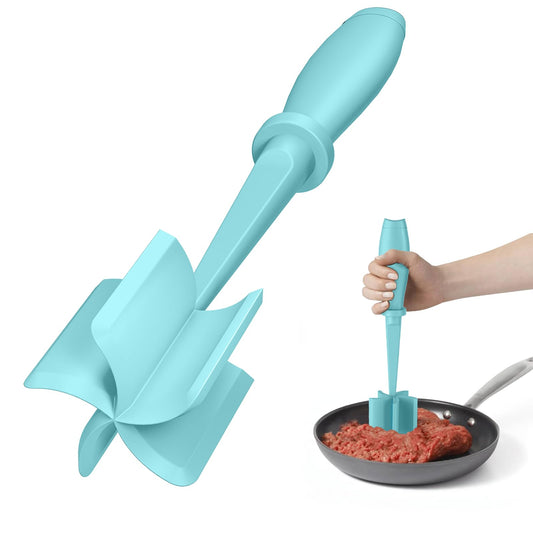 Meat chopper — premium heat resistant smasher for ground beef and burgers