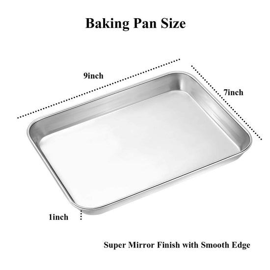 Wildone sheet pan - stainless steel with cooling rack set 2 sheets and 2 racks