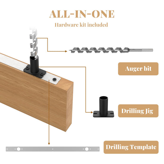 Floating shelf brackets — Heavy duty blind support hardware with drillable backplate