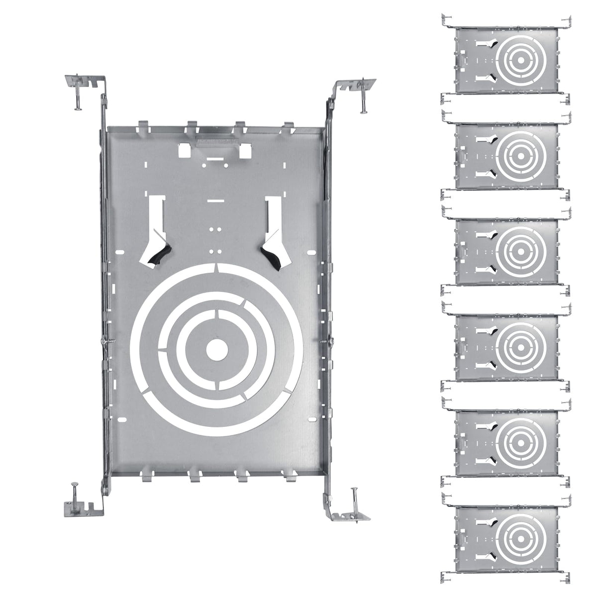 New Construction Mounting Plate 3-4-6" Round Wafer Rough in Plate 6Pcs