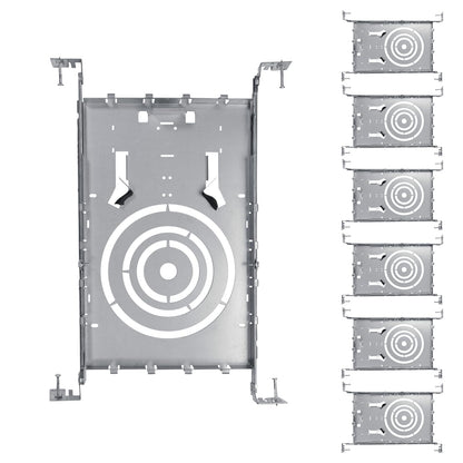New Construction Mounting Plate 3-4-6" Round Wafer Rough in Plate 6Pcs