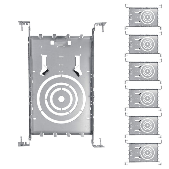 New Construction Mounting Plate 3-4-6" Round Wafer Rough in Plate 6Pcs