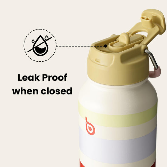 Bottle 32oz insulated water bottle with straw and dual-use lid design for gym with pill box
