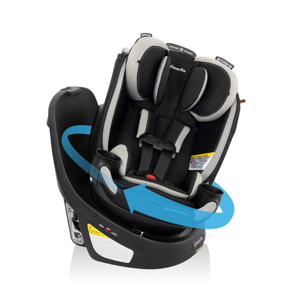 Evenflo Revolve360 Slim car seat with quick clean cover