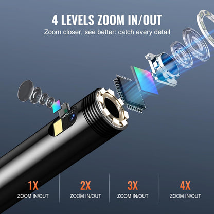 VEVOR endoscope camera — with light