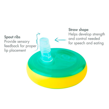 Drinking cup — Easy to use straw design by The First Years