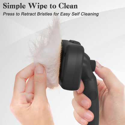 Hair brush — Self cleaning slicker for pets by SWIHAUK