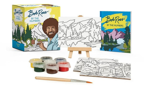 Bob Ross book — painting by numbers guide